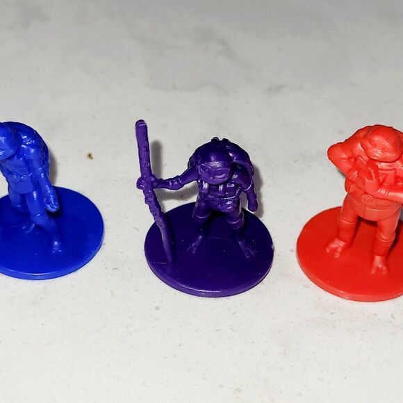 TMNT Monopoly Mutant Mayhem Replacement Movers & Cards & Pizza Pieces - Picture 8 of 9